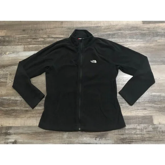 The North Face Women's Large Black Glacier full-zip Fleece Jacket - Picture 1 of 6